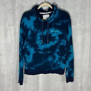 Champion - Blue Navy Tie Dye - Pullover Hoodie - 2XL